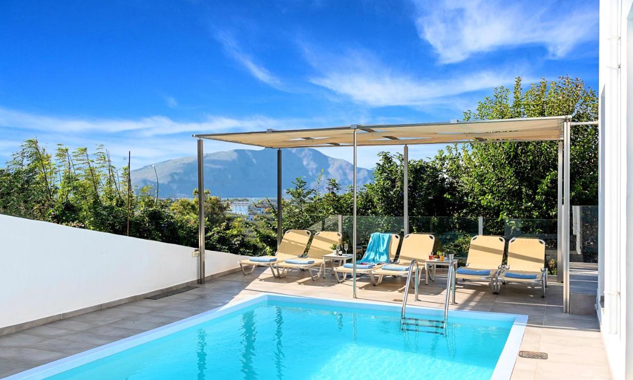 Cretan Sunset Villa Heated Pool Dhramia Экстерьер фото
