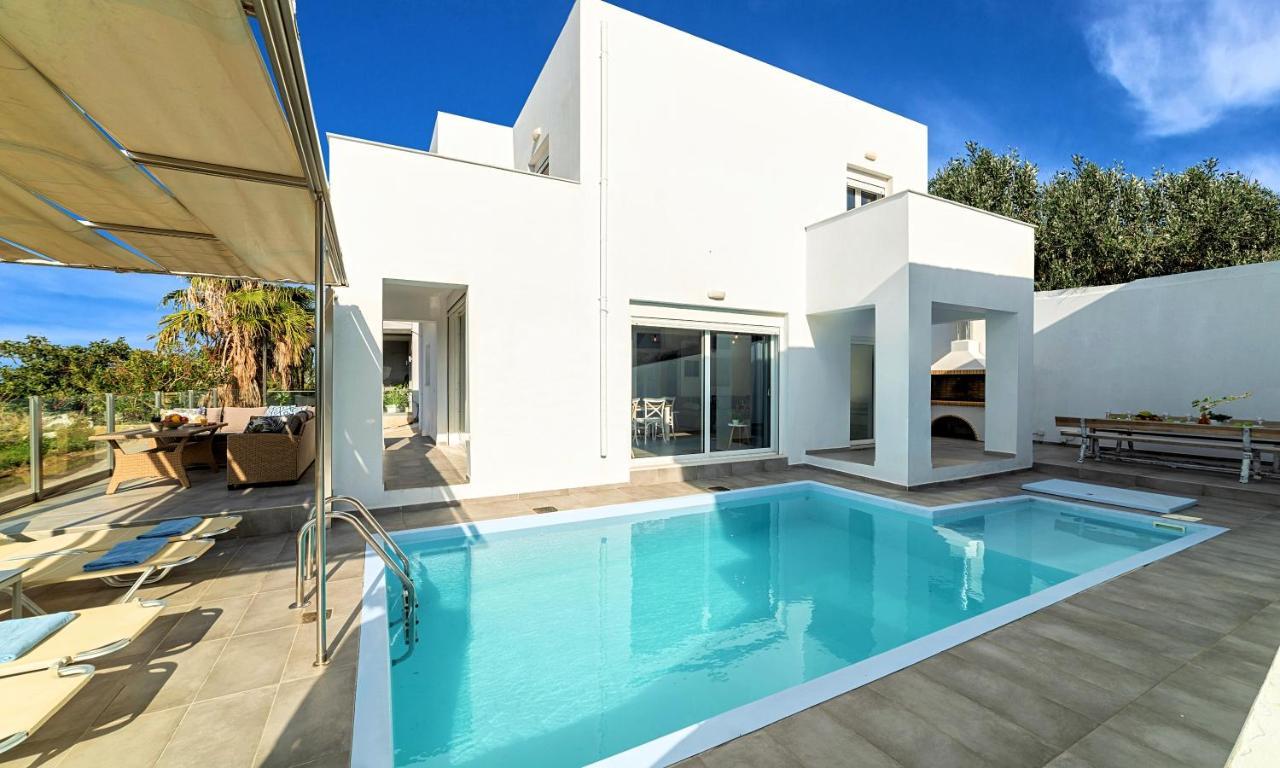 Cretan Sunset Villa Heated Pool Dhramia Экстерьер фото