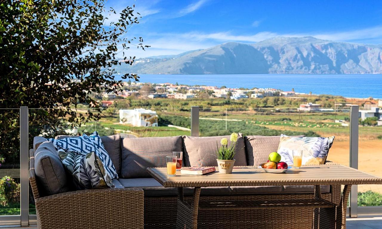 Cretan Sunset Villa Heated Pool Dhramia Экстерьер фото