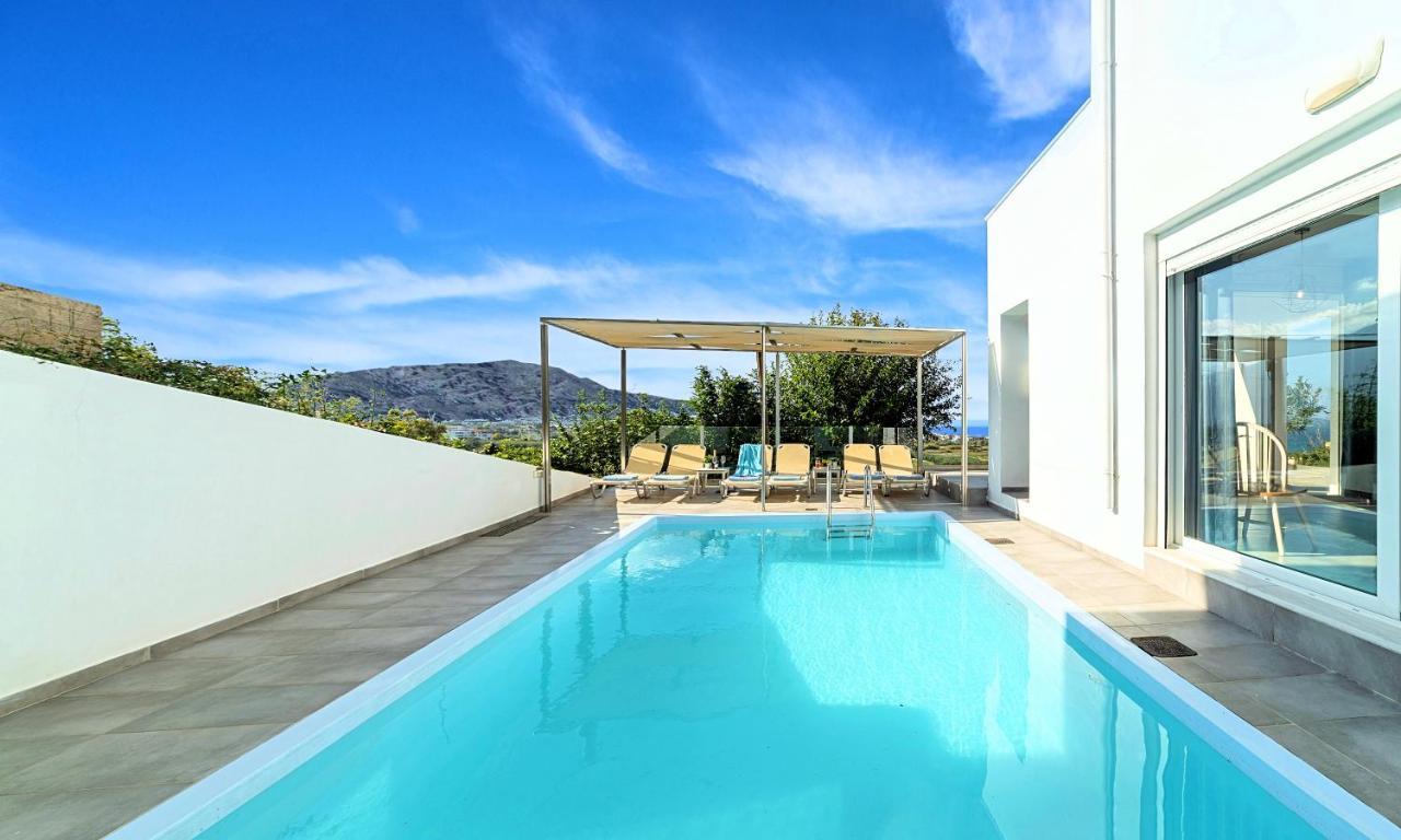 Cretan Sunset Villa Heated Pool Dhramia Экстерьер фото
