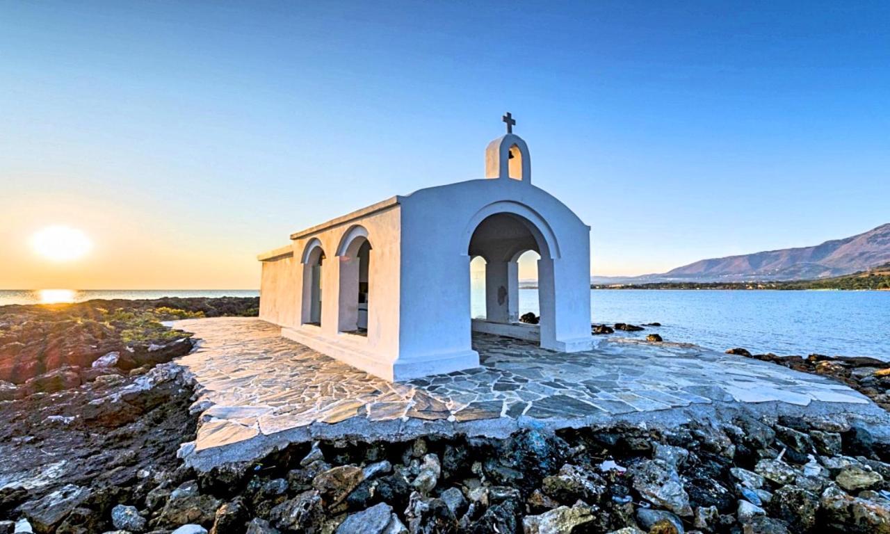 Cretan Sunset Villa Heated Pool Dhramia Экстерьер фото